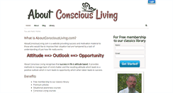 Desktop Screenshot of aboutconsciousliving.com