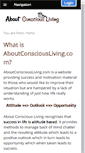 Mobile Screenshot of aboutconsciousliving.com